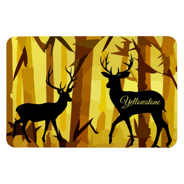Flexible Yellowstone Magnet Deer (Horizontal)