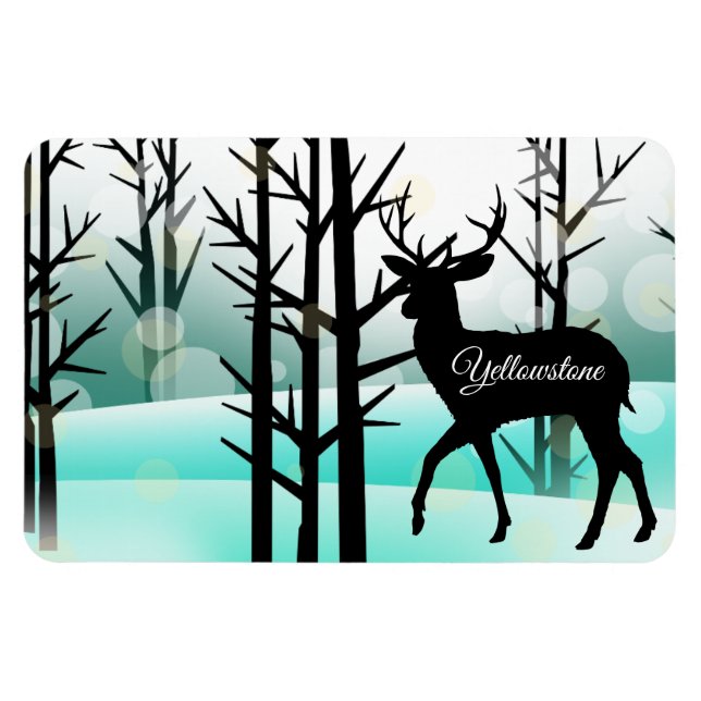 Flexible Yellowstone Magnet Deer (Horizontal)
