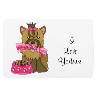 Flexible Yorkie Premium Magnet