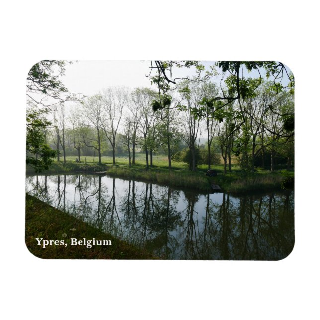 Flexible Ypres Belgique Magnet (Horizontal)