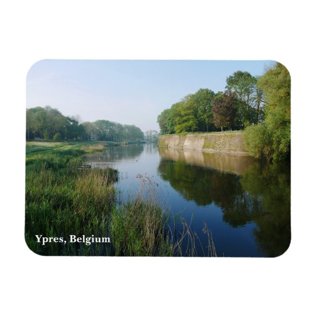 Flexible Ypres Belgique Magnet (Horizontal)