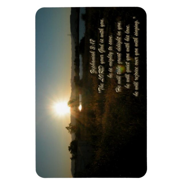 Flexible Zephania 3:17 Magnet (Vertical)