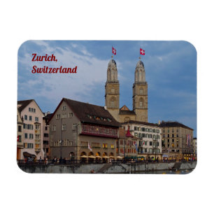 Flexible Zurich Suisse Grossmünster Magnet