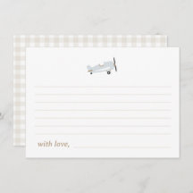 "Flies du temps" Thème avion Cartes de capsule du