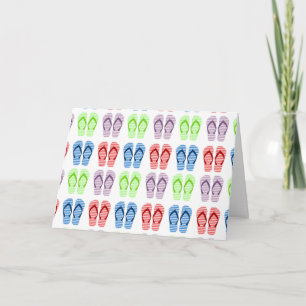 Flip Flop Cartes de voeux Motif