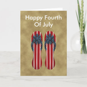 Flip Flops Carte Du 4 Juillet