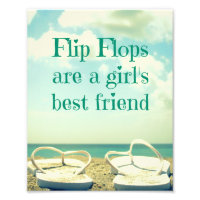 Flip Flops sur la plage Photo