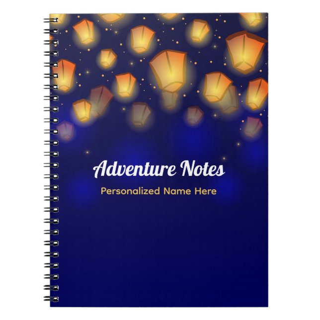 Floating Lantern Vacation Travel Journal (Devant)