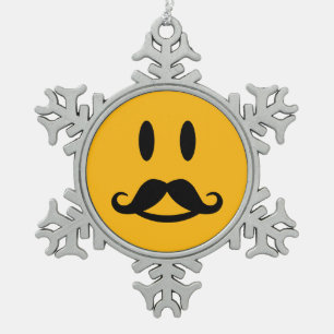 Flocon De Neige Bonne Mustache ornement personnalisé