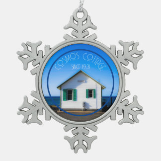 Flocon De Neige Cosmos Cottage En Eau Ornement Cadre