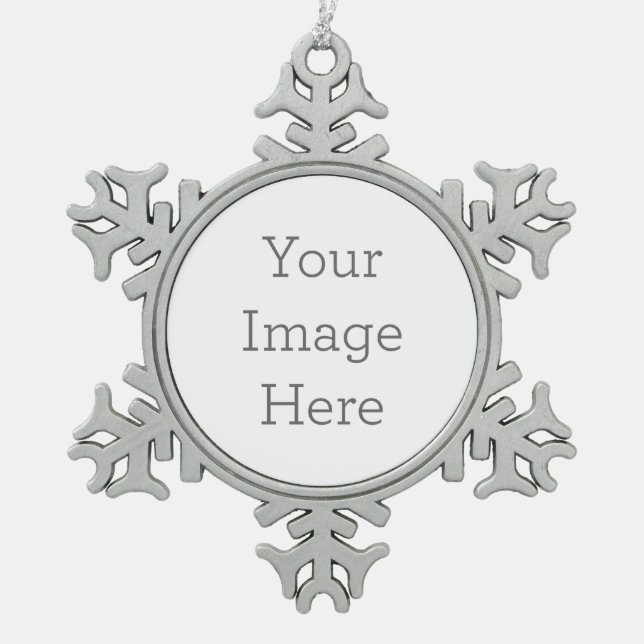 Flocon De Neige Créez votre propre ornement (Devant)