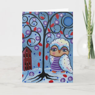 Flocon de neige d'ART POPULAIRE PAR la carte de