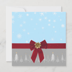 Flocon de neige de Noël bleu gris rouge