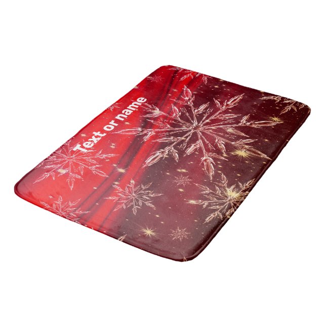 Flocon de neige Noël Cuisine Bain Tapis Mat Accuei (Angle)