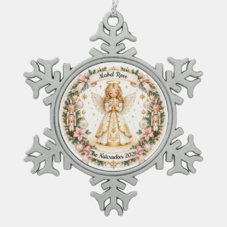 Flocon De Neige Ornement d'ange Casse-Noisette