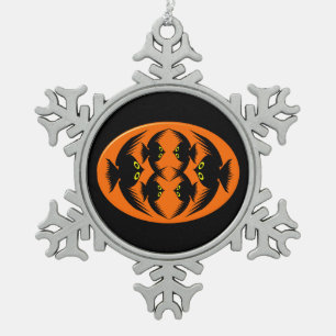 Flocon De Neige Ornement des corbeaux d'Halloween