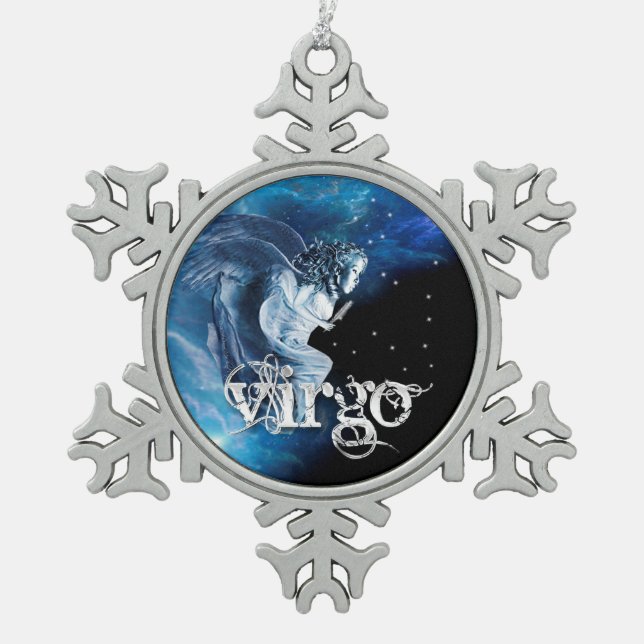 Flocon De Neige Ornement Virgo (Devant)
