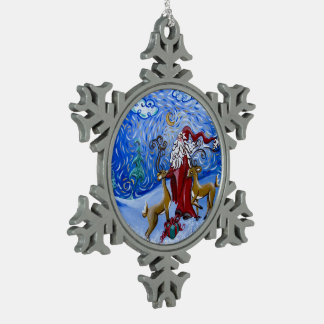 Flocon De Neige "Père Noël, cher" ornement