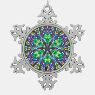 Flocon De Neige Pots Kaleidoscope Snowflake Ornement