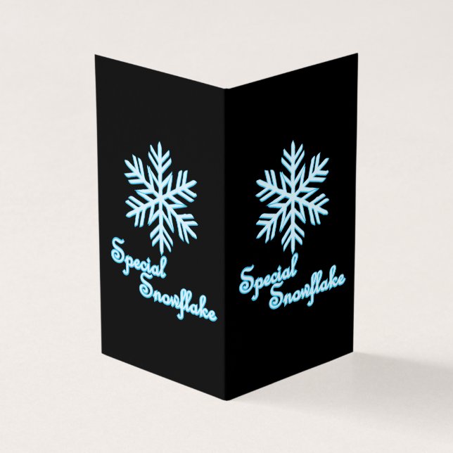 Flocon de neige spécial Noël drôle (Outside)
