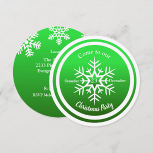 Flocon rond Scandi sur Invitation Verte