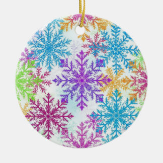 Flocons de Arc-en-ciel Givré — Ornement Lumineux d
