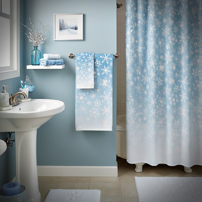 Flocons de neige à dégradé bleu (Créateur téléchargé)