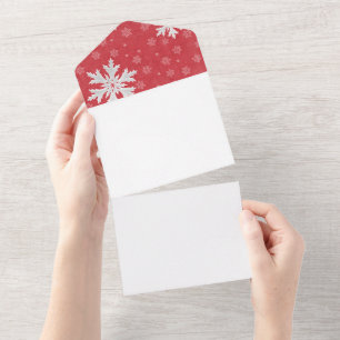 Flocons de neige à la carte de Noël la veille de N