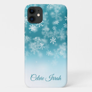 Flocons de neige élégants Personnalisés Coque iP