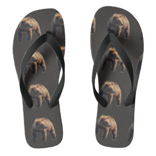 Flops à tongs sur mesure pour adultes, larges bret