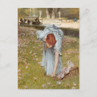 Flora en détail - Lawrence Alma-Tadema carte posta