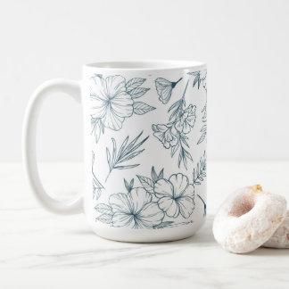 Floral 15oz Coffee Mug