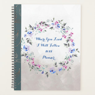 Floral 2022 Planner (Où Vous Diriger Je Suivrai)