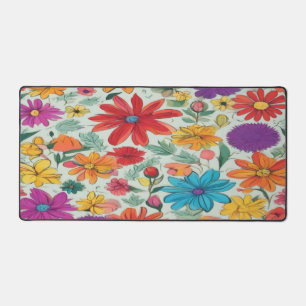 Floral Abstrait classique - Mat de bureau