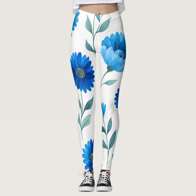 Floral All-Over Print Leggings (Devant)