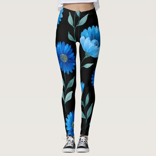 Floral All-Over Print Leggings (Devant)