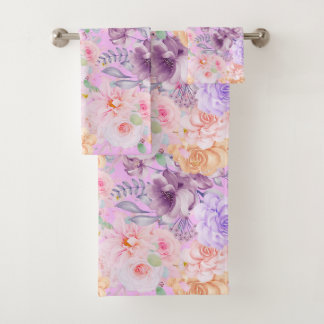 Floral anglais Tea Garden Pastel Towel