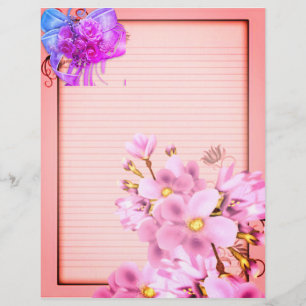 Floral avec quelques lignes papier scrapbooking