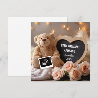 Floral Baby Faire-part pour les médias sociaux