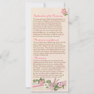 Floral Baptismal Programme 2/5