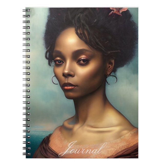 Floral Beautiful Fantasy Female Journal (Devant)