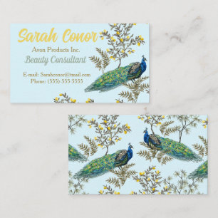 Floral Beauty Consultant Carte de visite