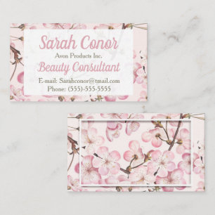 Floral Beauty Consultant Carte de visite