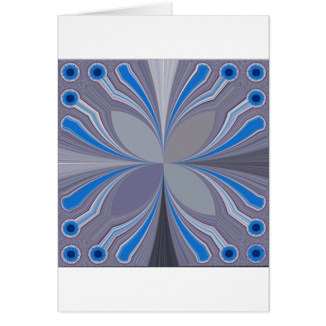 Floral bleu (Devant)