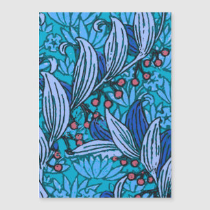 Floral bleu ancien Boho moderne