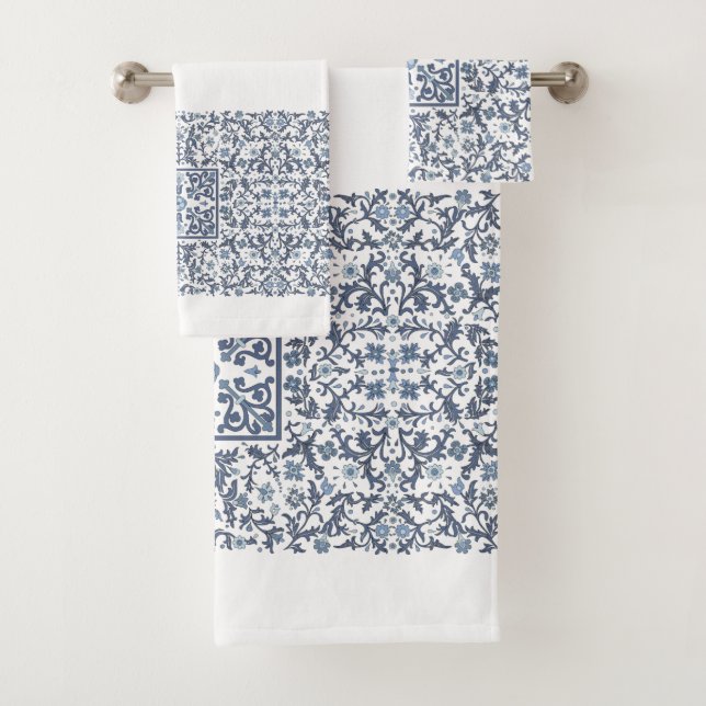 Floral bleu Denim (En situation)