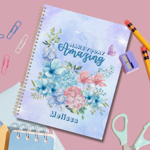 Floral bleu violet moderne