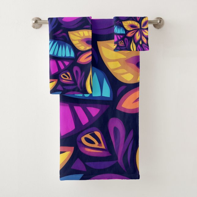 Floral Boho Abstract colorful 2 (En situation)