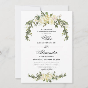 Floral Boho Faire-part de mariage