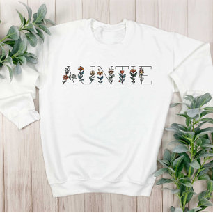 Floral Boho Minimal Tante Sweatshirt